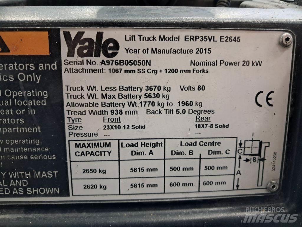Yale ERP35VL Stivuitor electric