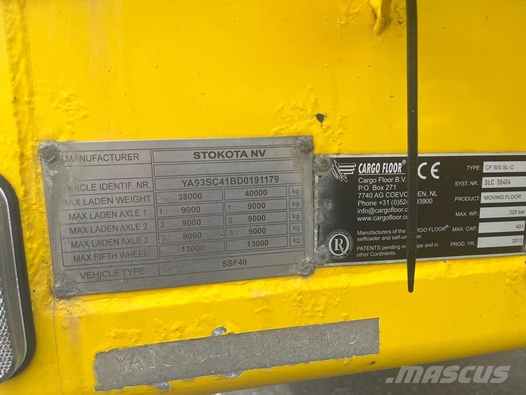 STOKOTA CargoFloor Semi-remorca aschii