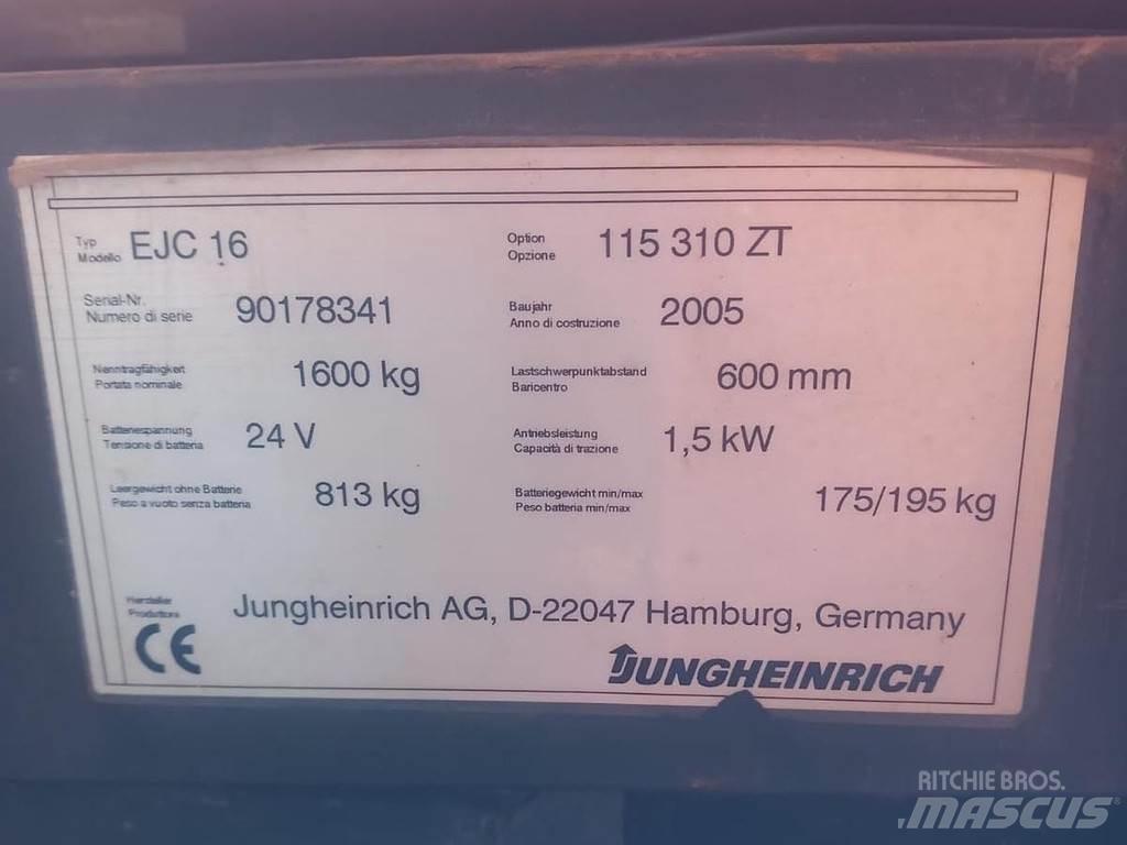 Jungheinrich ECJ16 Transpaleta electica cu furca
