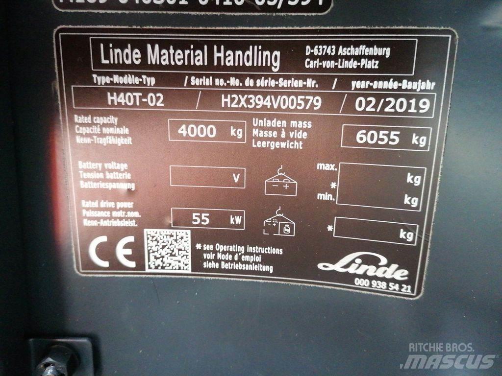 Linde H40T-02 Stivuitor GPL
