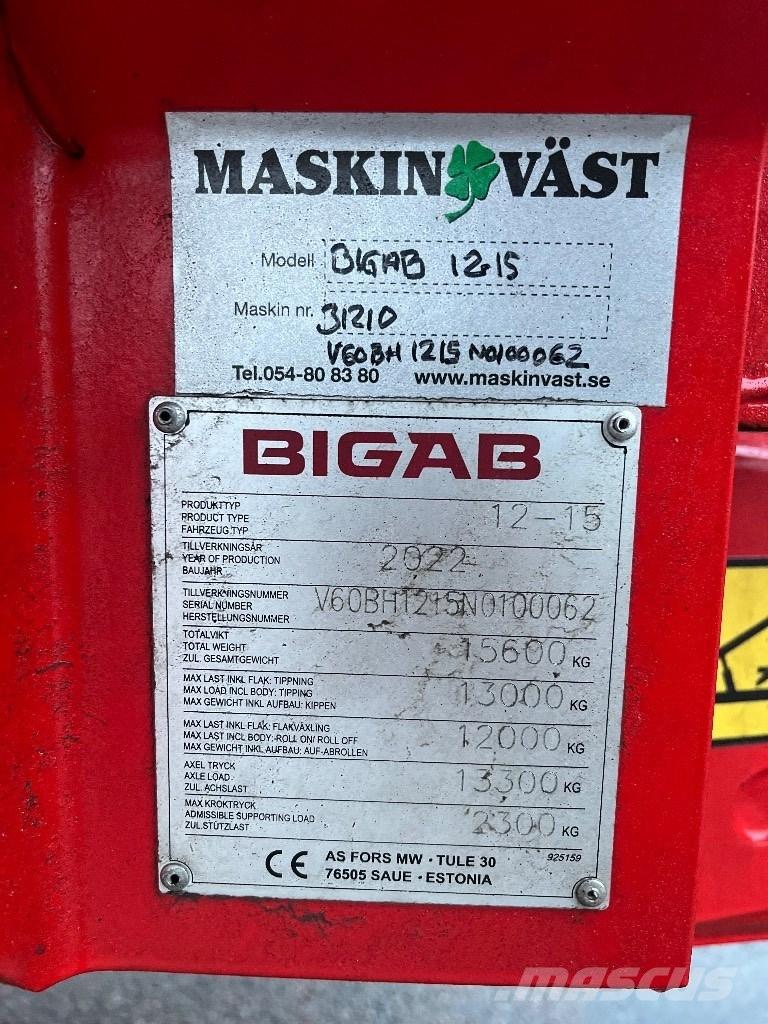 Bigab 12-15 Remorci cu scop general