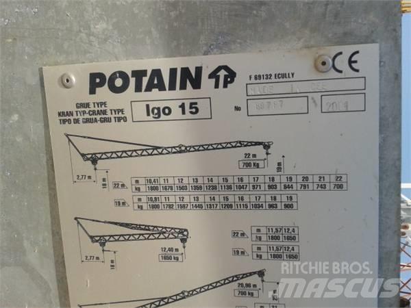 Potain Igo 15 Macarale turn