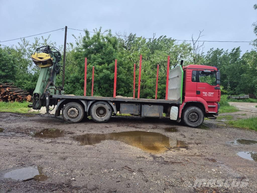 MAN TGA 26.430 Camion pentru lemne