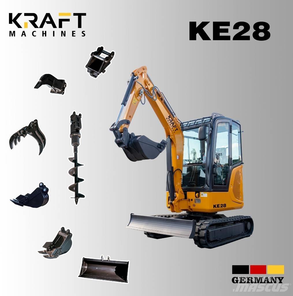 Kraft KE28 Mini excavatoare < 7t