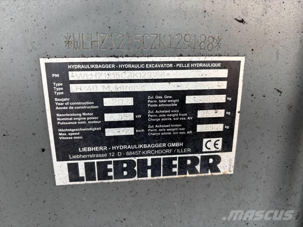 Liebherr LH 40 Port Paleta de manipulare
