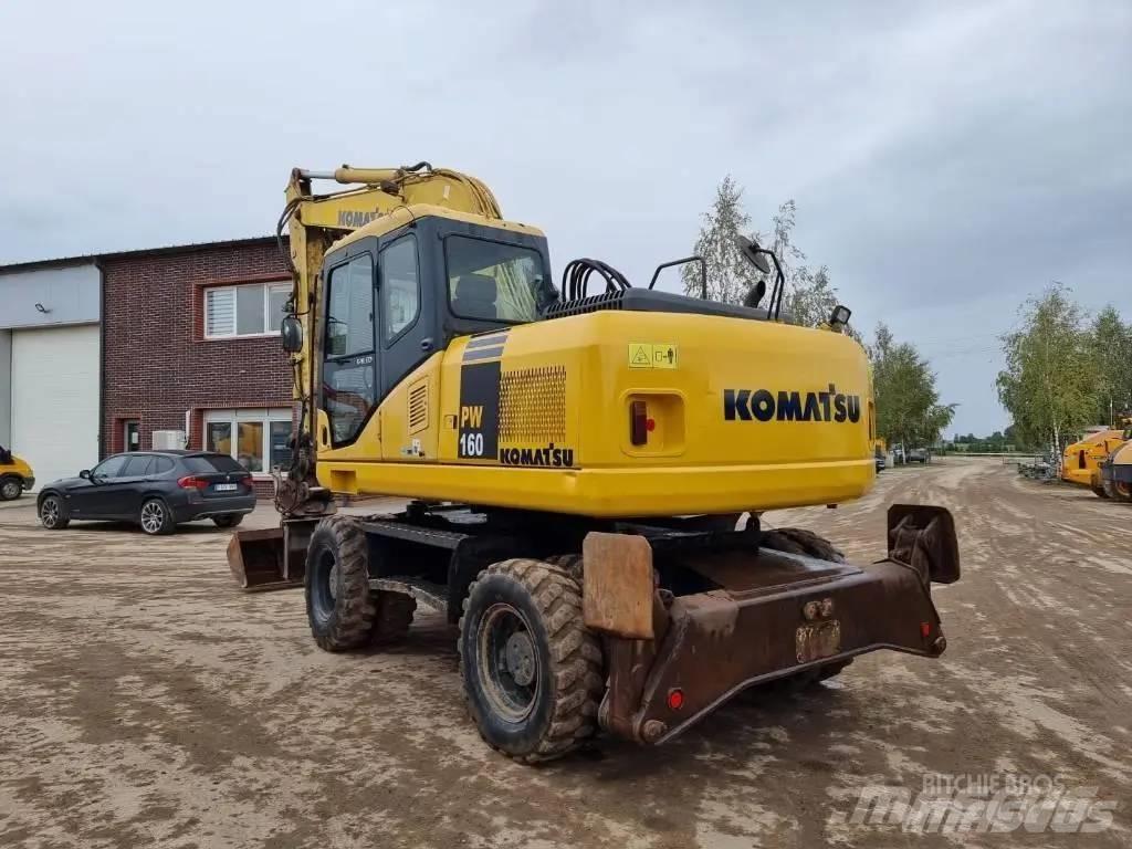 Komatsu PW 160-7 Excavatoare cu roti