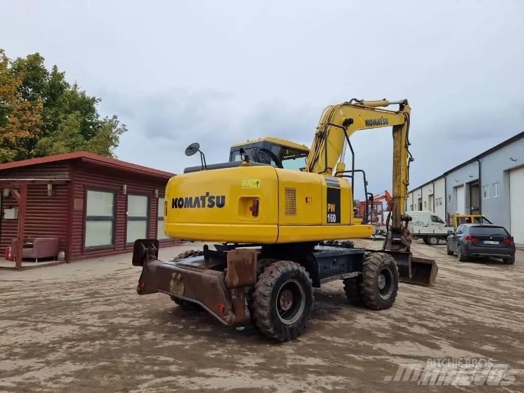 Komatsu PW 160-7 Excavatoare cu roti