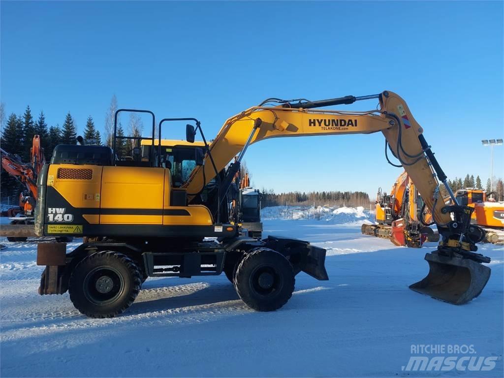 Hyundai HW140 Excavatoare cu roti