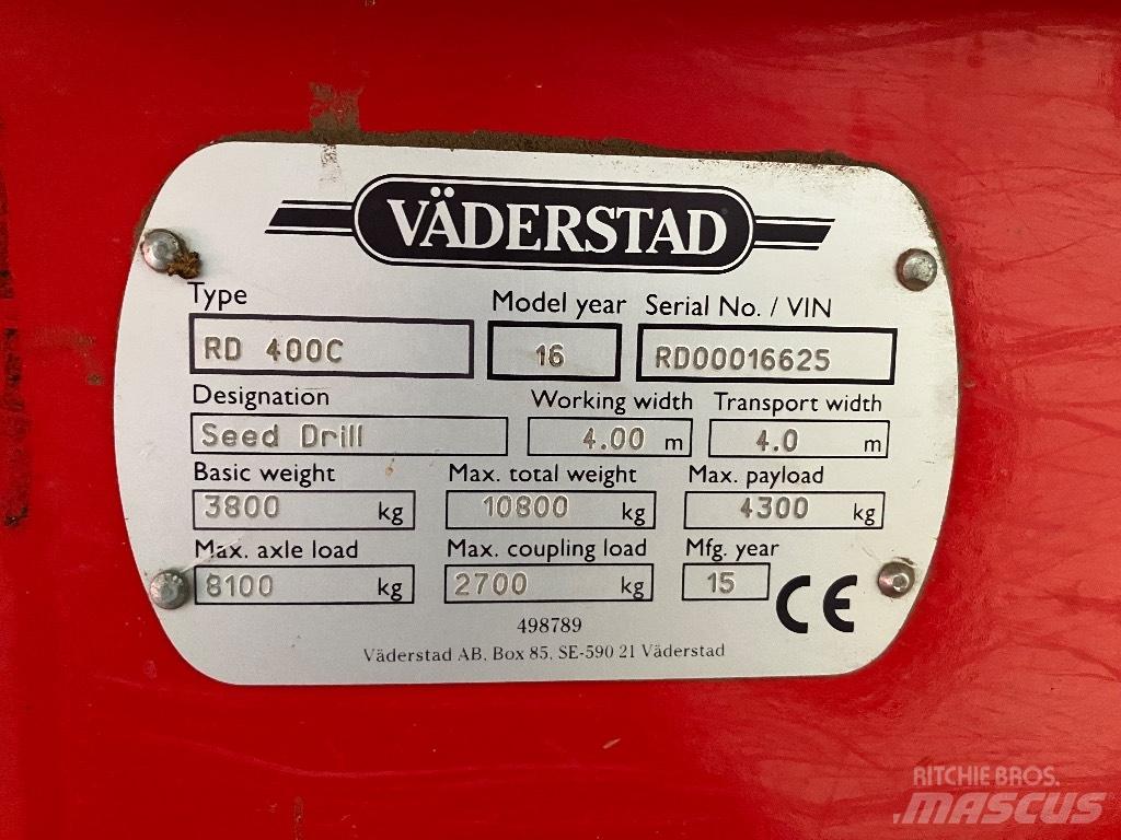 Väderstad Rapid400C Perforatoare