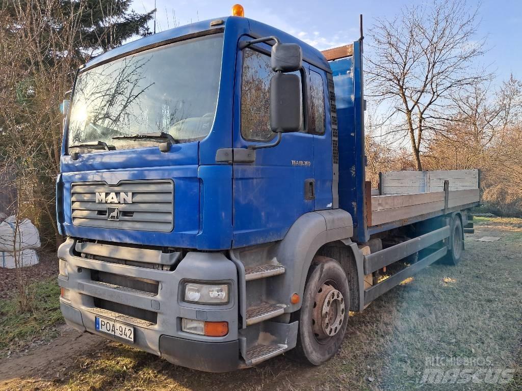 MAN 18.360 FLLC Camioane platforma/prelata
