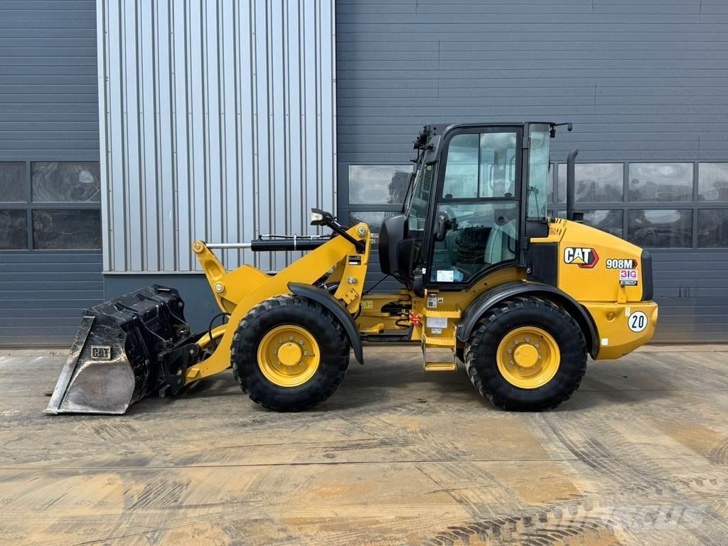 CAT 908M CE + EPA Incarcator pe pneuri