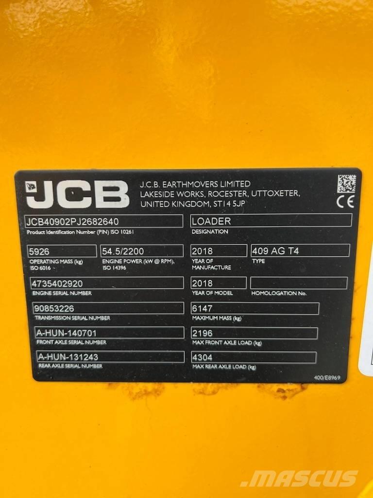 JCB 409 Incarcator pe pneuri