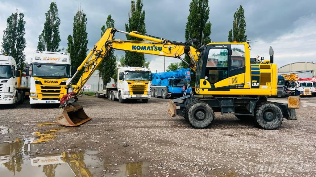 Komatsu PW 158 Excavatoare cu roti