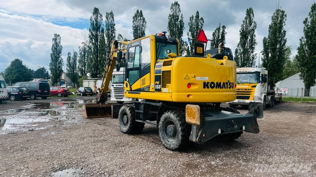 Komatsu PW 158 Excavatoare cu roti
