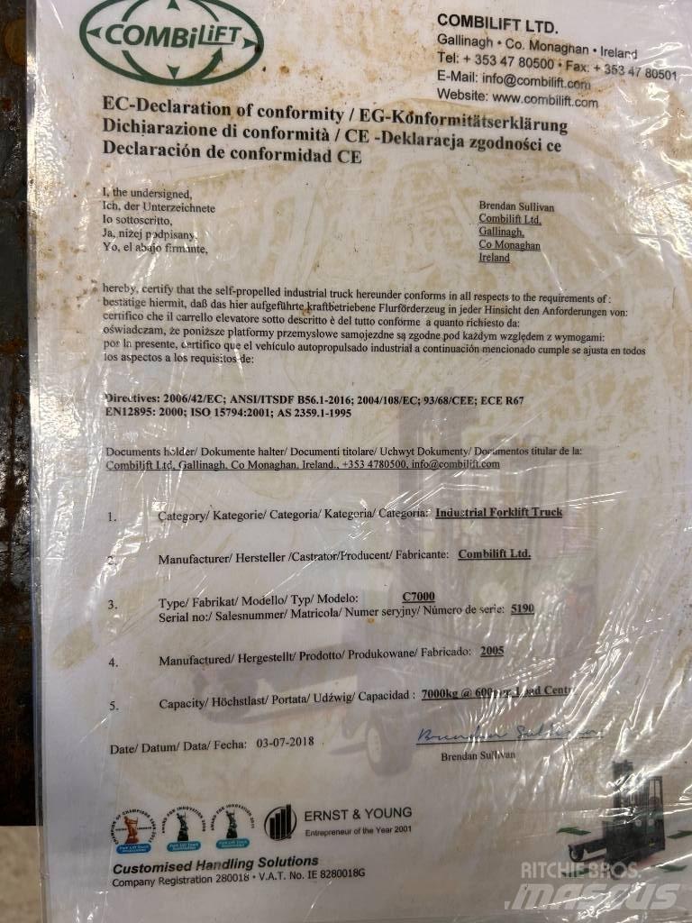 Combilift C 7000 Stivuitoare cu patru brate