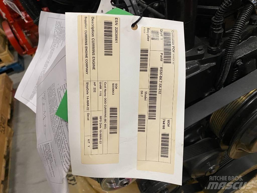 Cummins QSB6.7 Utilaje agricole - Altele