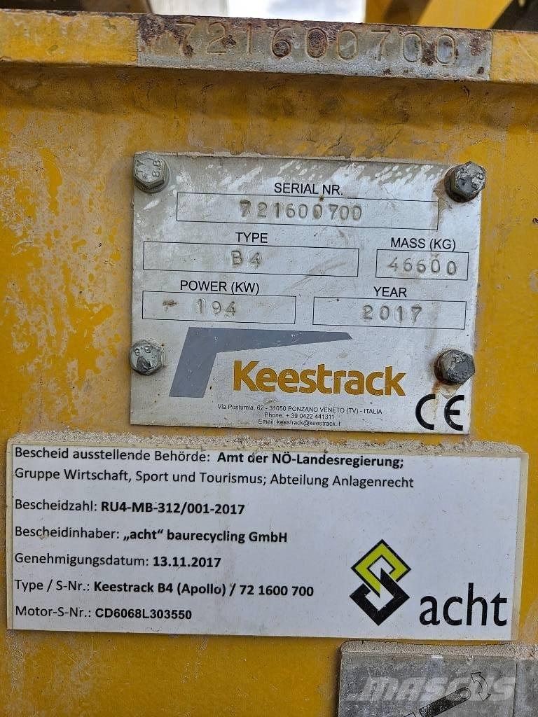 Keestrack B 4 Concasoare mobile