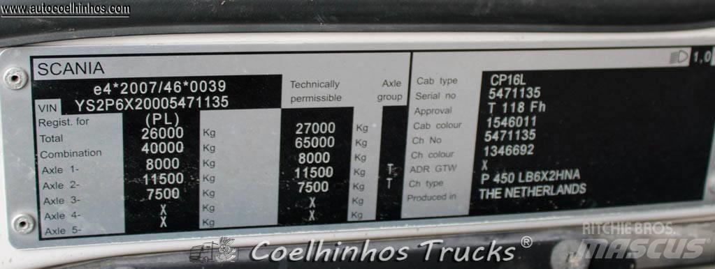 Scania P 450 Camion cadru container