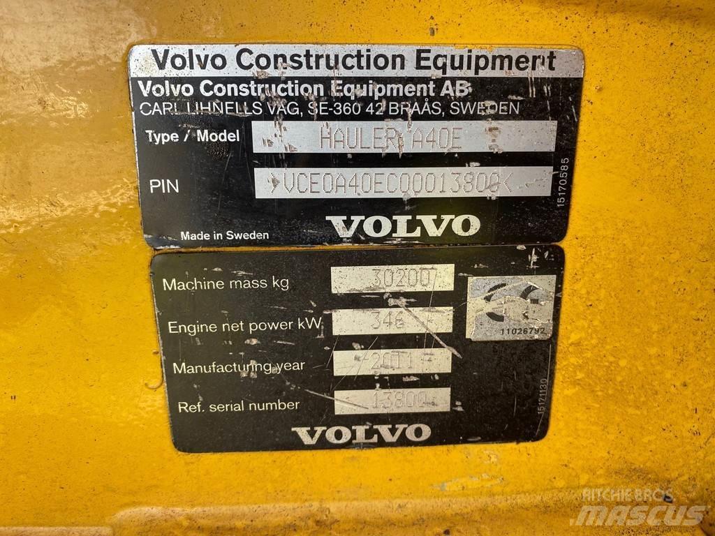 Volvo A40E Transportoare articulate