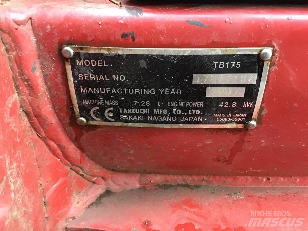 Takeuchi TB 175 Excavatoare 7t - 12t