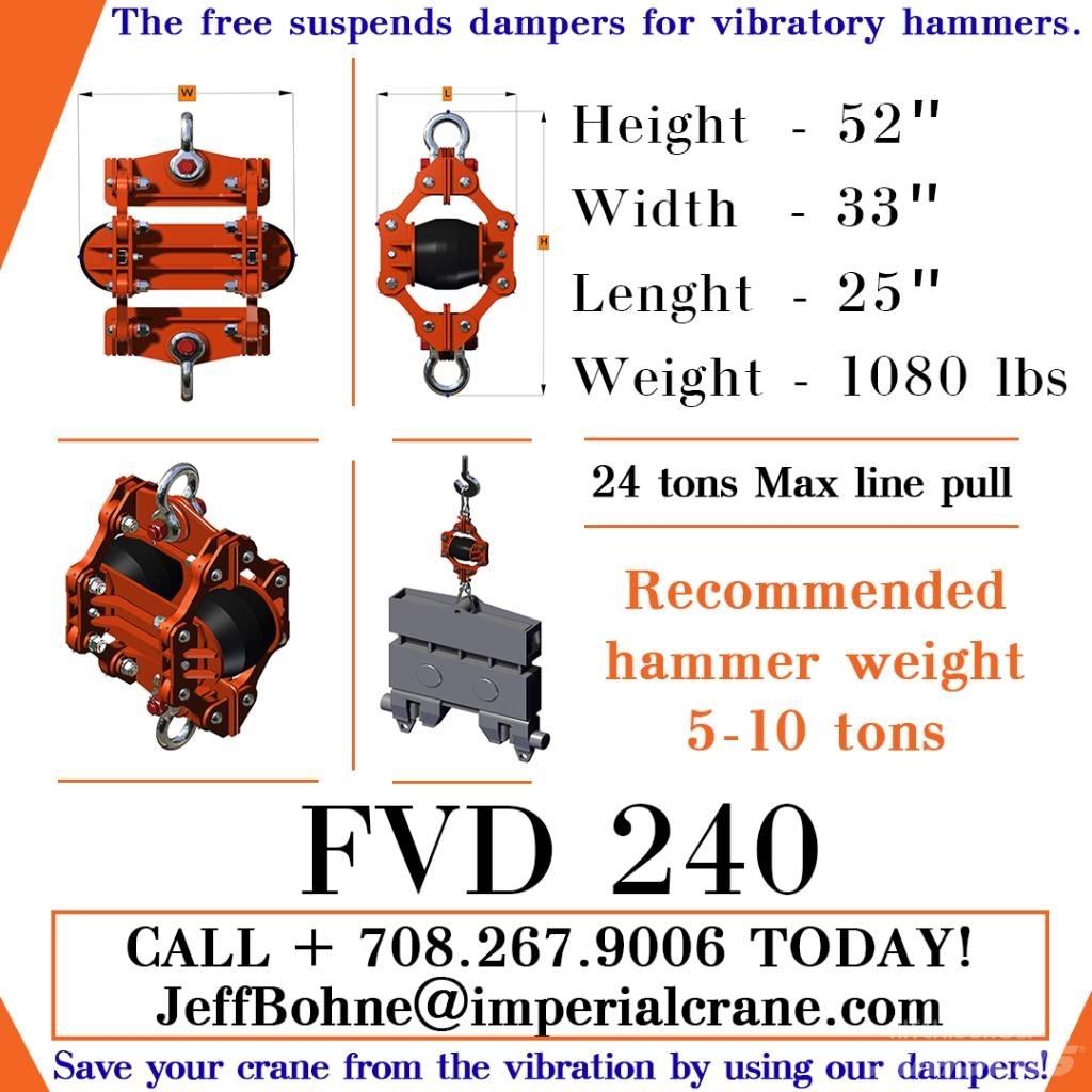  Finaros FVD 240 Ciocane hidraulice batut piloni