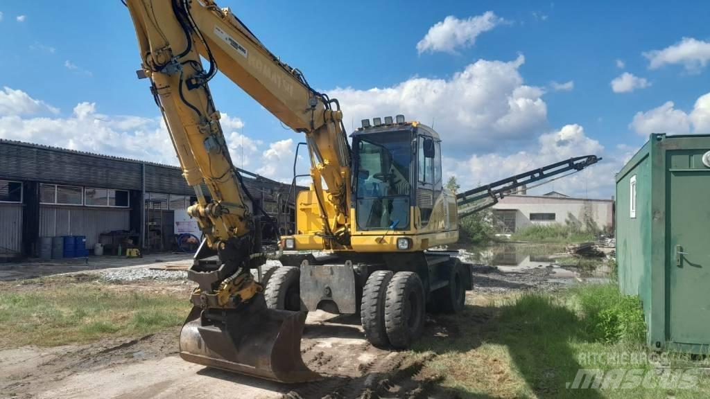 Komatsu PW 140-7 Excavatoare cu roti