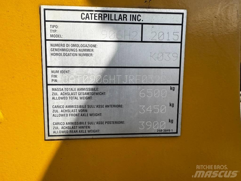 CAT 906H2 Incarcator pe pneuri