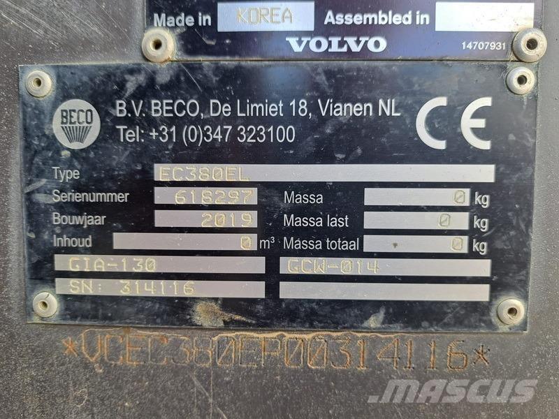 Volvo EC 380 EL Excavatoare pe șenile
