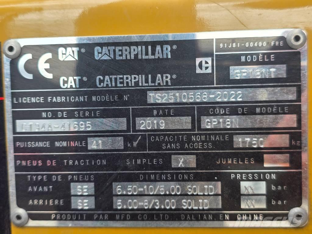 CAT GP 18 NT Stivuitor GPL