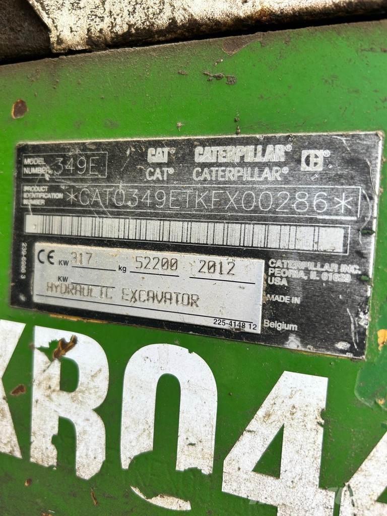 CAT 349EL VG Excavatoare pe șenile
