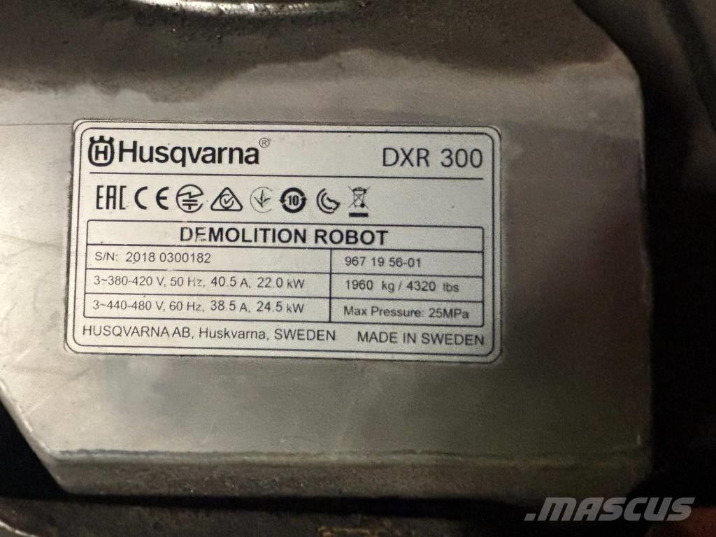 Husqvarna DXR 300 Excavatoare de demolare