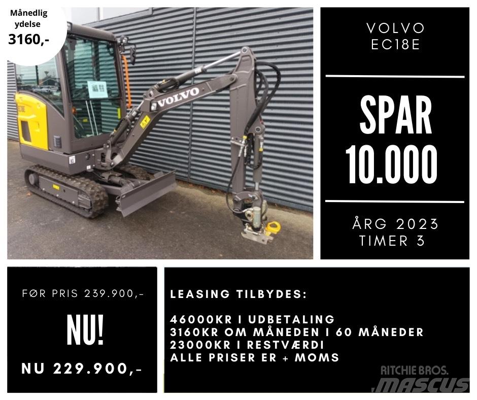 Volvo EC 18 E Mini excavatoare < 7t