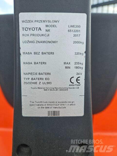 BT LWE200 Transpaleta manuala