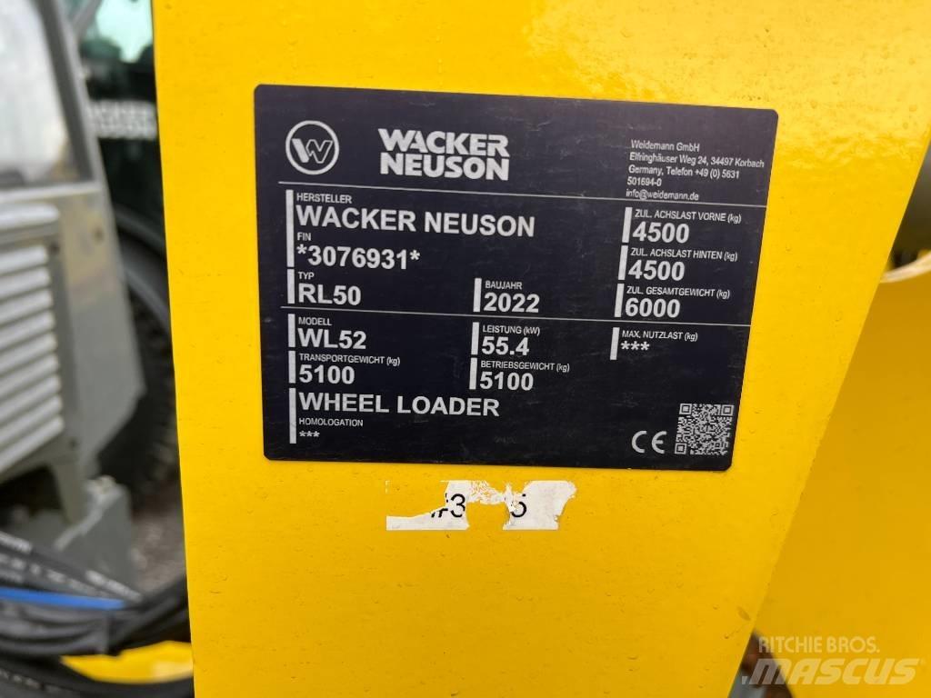 Wacker Neuson WL 52 Incarcator pe pneuri