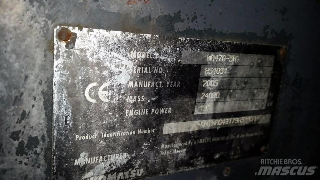 Komatsu WA470-5 Incarcator pe pneuri