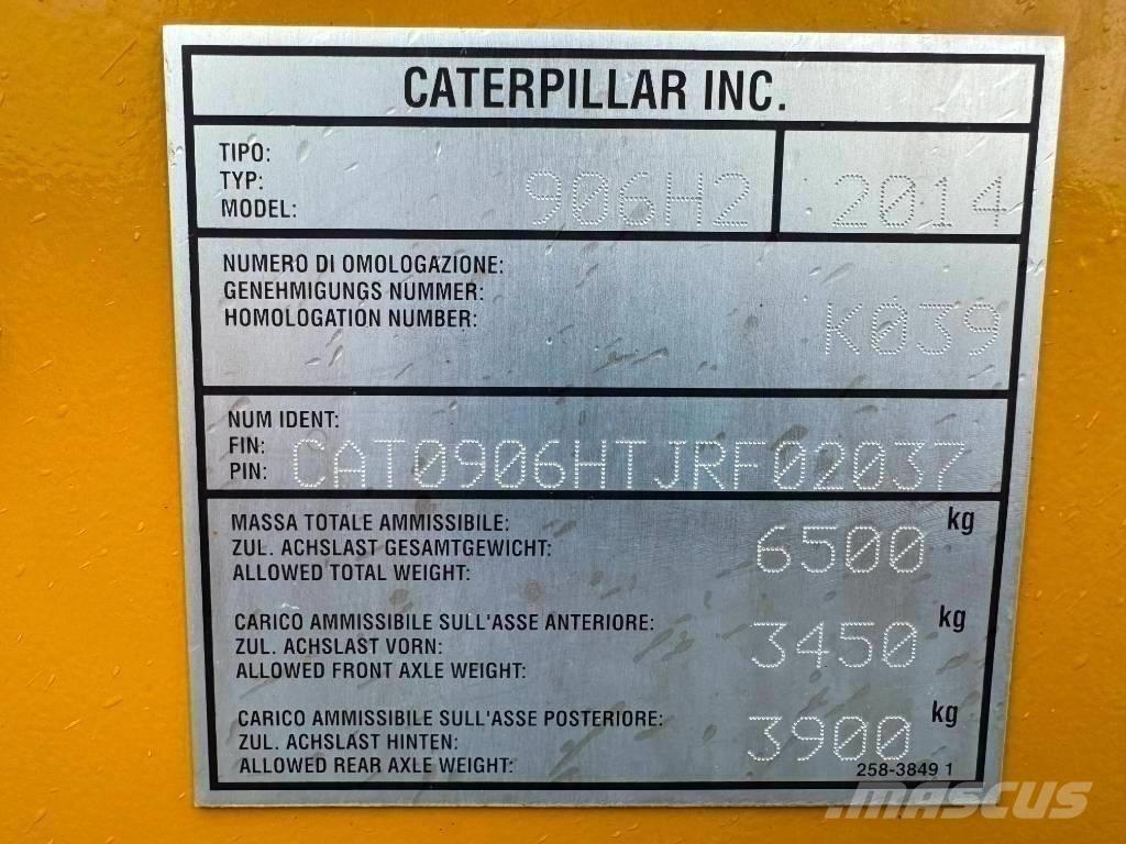 CAT 906 H 2 Incarcator pe pneuri
