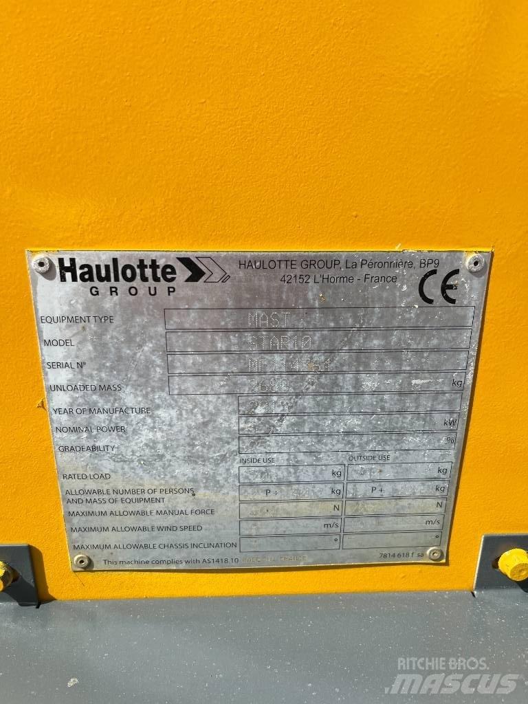 Haulotte Star-10AC Nacele cu brat telescopic
