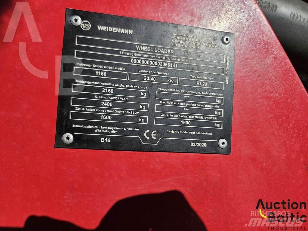 Weidemann 1160 Incarcator pe pneuri