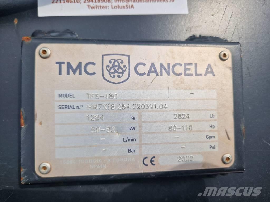 TMC Cancela TFS-180 Grapa si pluguri rotative