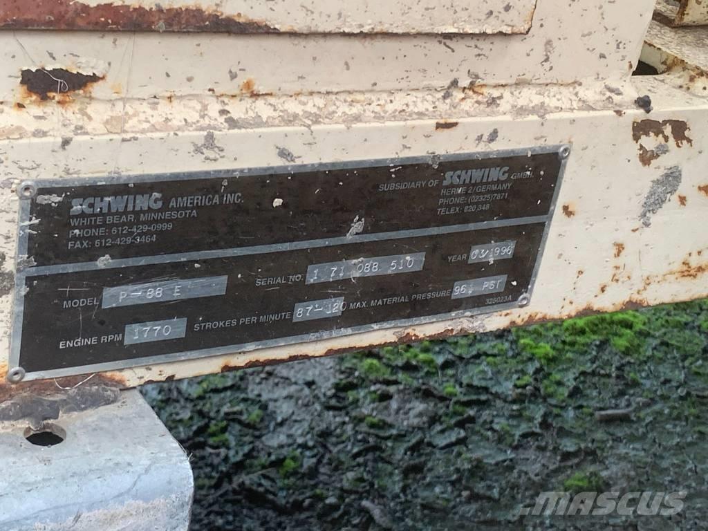 Schwing P88E Pompa pentru beton