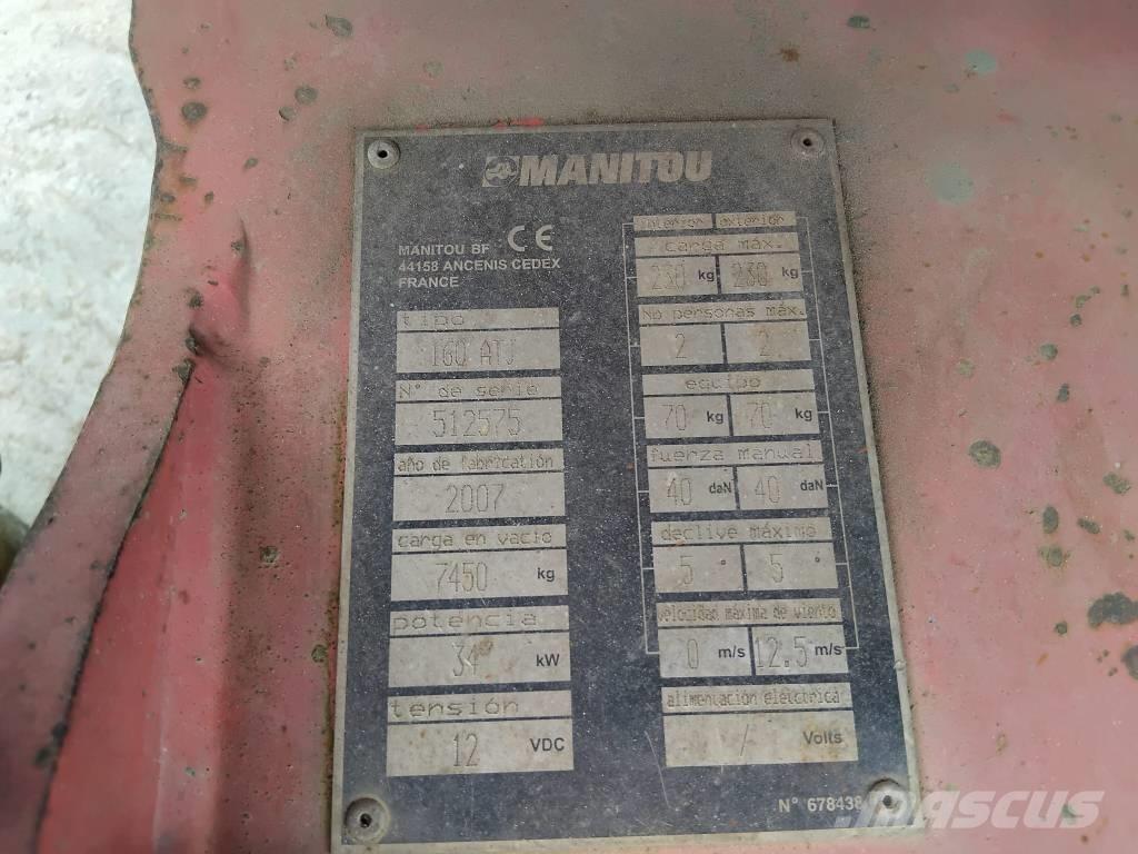 Manitou 160 ATJ Nacele cu brat articulat