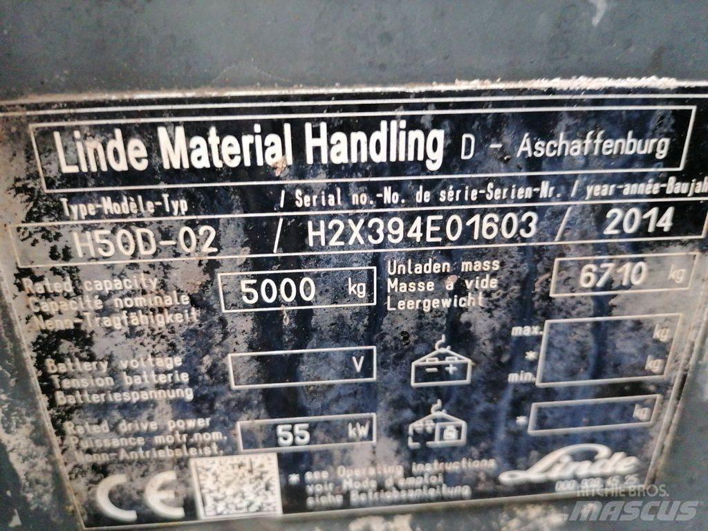 Linde H50D-02 Stivuitor diesel