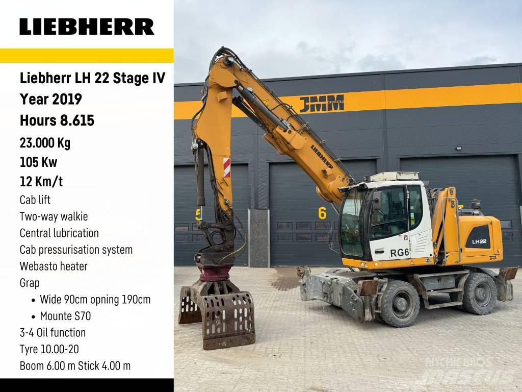 Liebherr LH 22 Paleta de manipulare