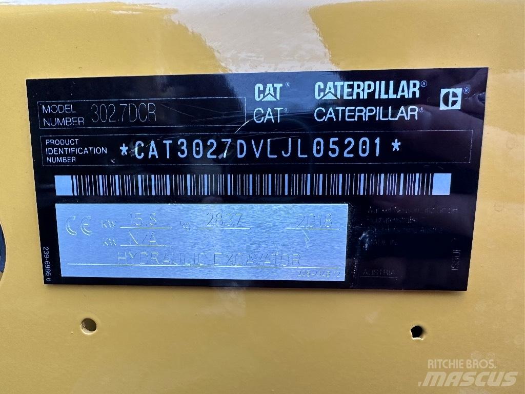 CAT 302.7 D CR Mini excavatoare < 7t
