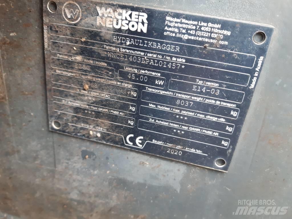 Wacker Neuson EZ80 Excavatoare pe șenile
