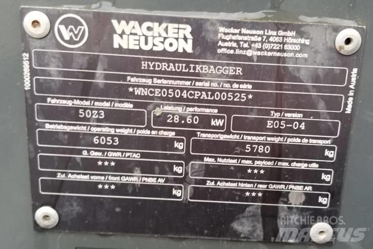 Wacker Neuson 50Z3 Excavatoare pe șenile
