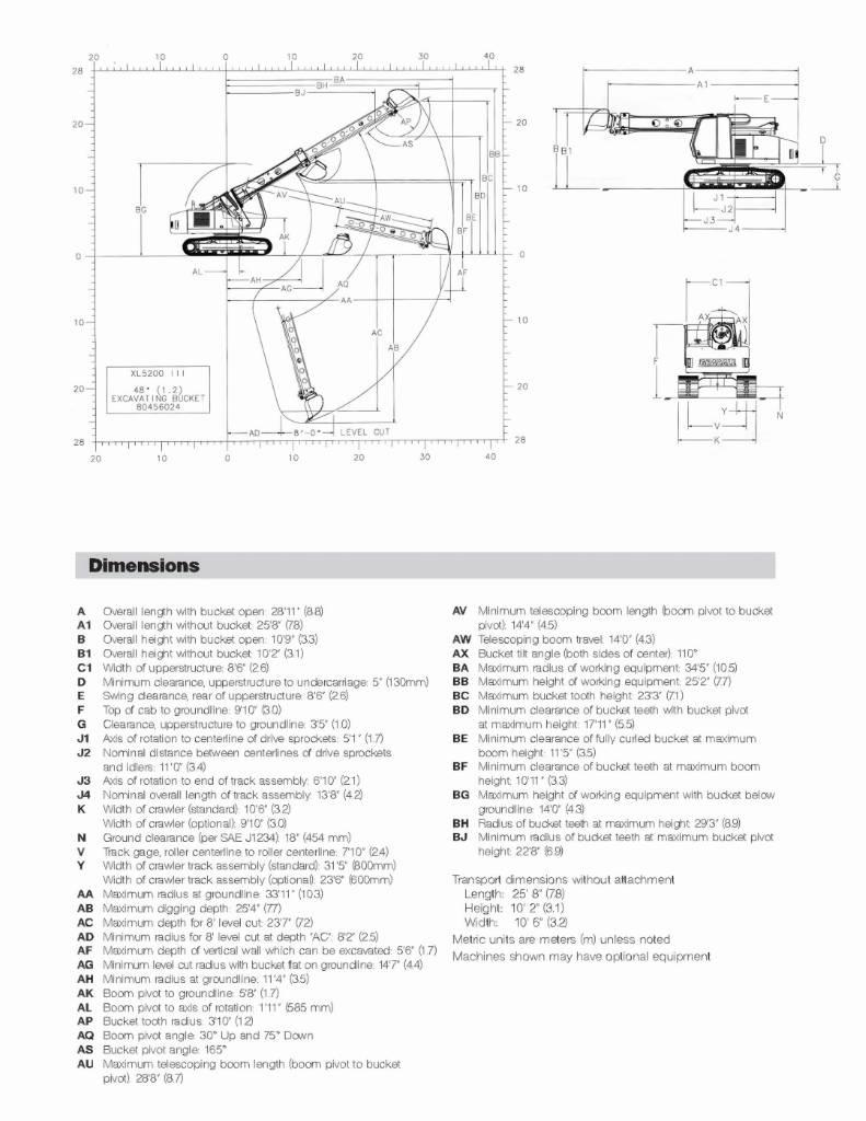 Gradall XL 5200 III Excavatoare pe șenile
