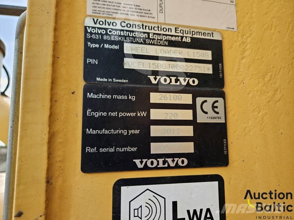 Volvo 150G Incarcator pe pneuri