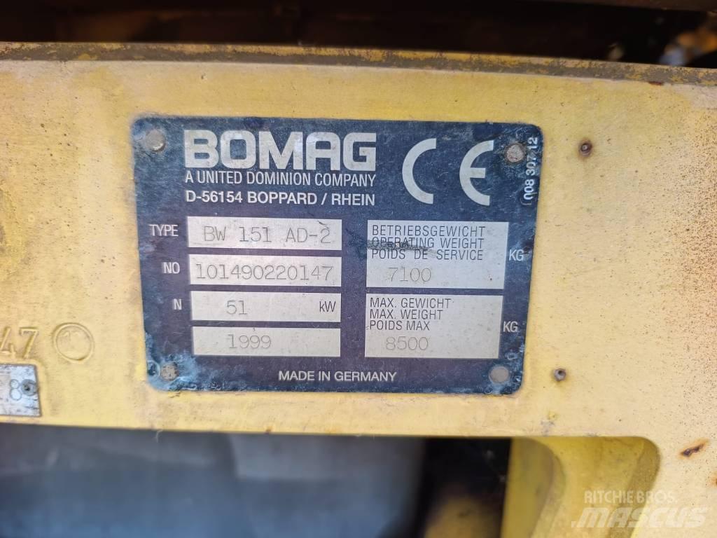 Bomag BW 151 AD-2 Cilindri compactori dubli