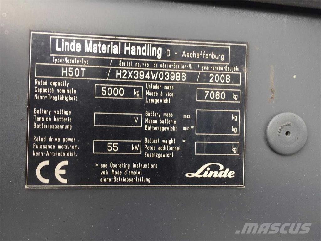 Linde H50T Stivuitor GPL